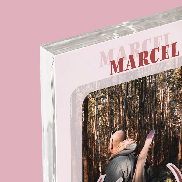 La Photo Et Un Texte: Le Cerf - Bloc Acrylique 