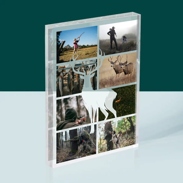 Le Collage Photo: Chasseur - Bloc Acrylique 