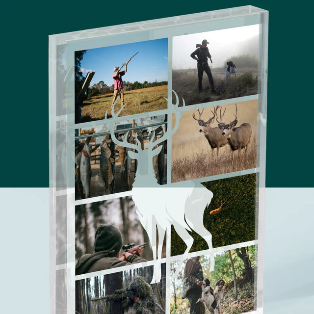 Le Collage Photo: Chasseur - Bloc Acrylique 