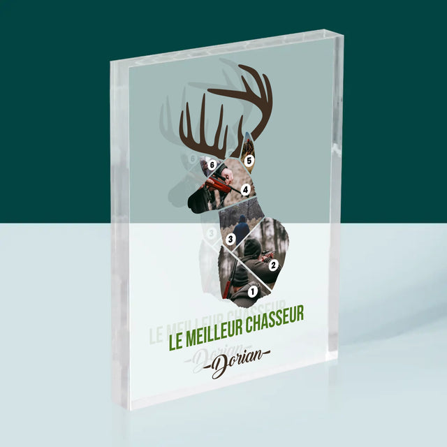 Forme Des Photos: Le Meilleur Chasseur - Bloc Acrylique 