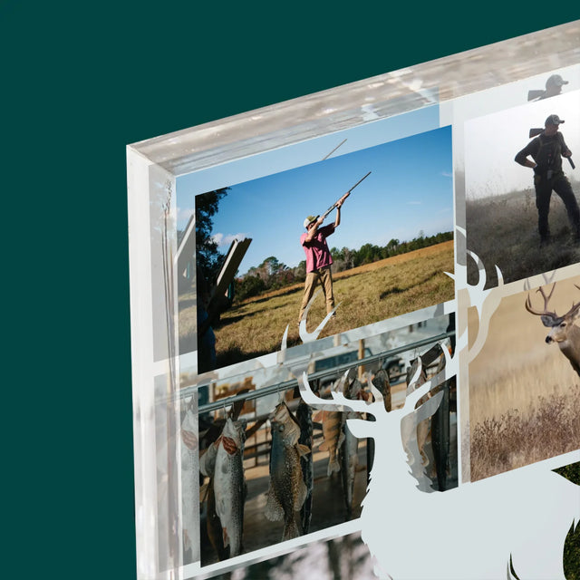 Le Collage Photo: Chasseur - Bloc Acrylique 