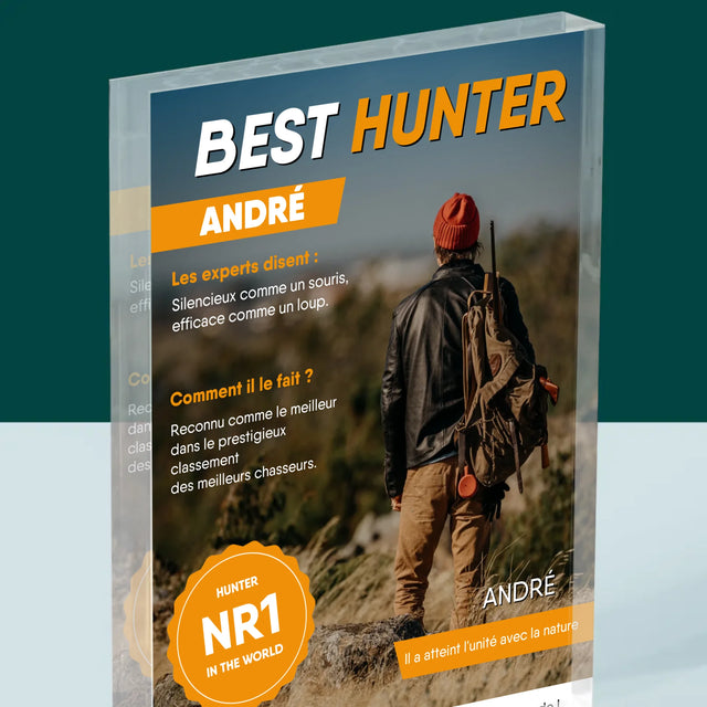 La Couverture De Magazine: Best Hunter - Bloc Acrylique 