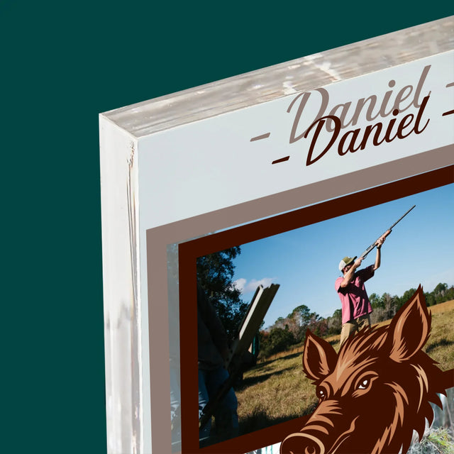 Le Collage Photo: Pourfendeur Du Sanglier - Bloc Acrylique 