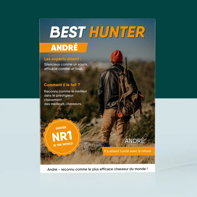 La Couverture De Magazine: Best Hunter - Bloc Acrylique 