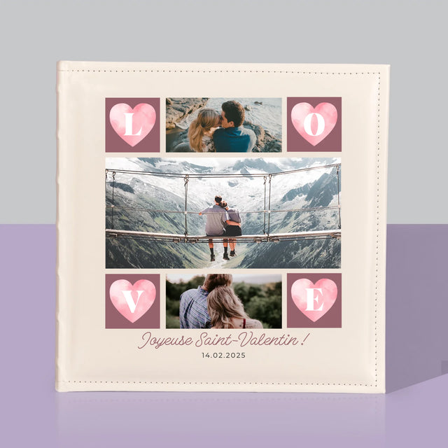 Le Collage Photo: Cœurs Amour - Album De Photos