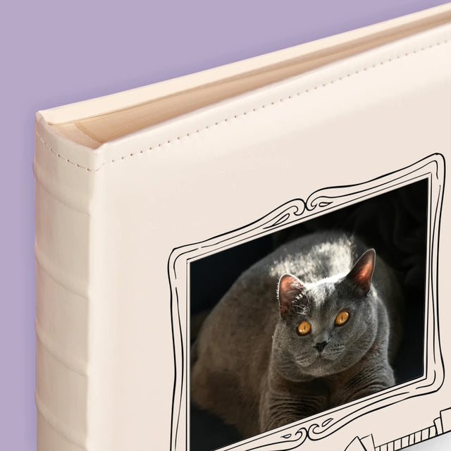 Le Collage Photo: Un Mur D'Exposition Avec Un Animal - Album De Photos