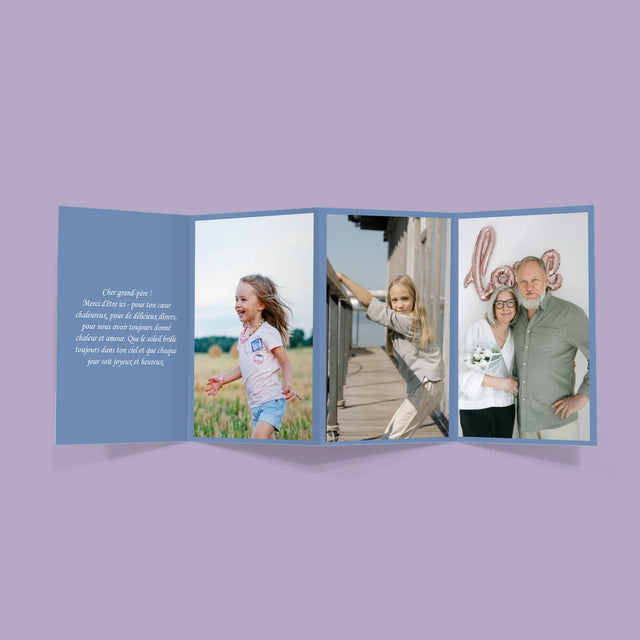 Le Collage Photo: Cher Grand-Père - Gros Harmonica