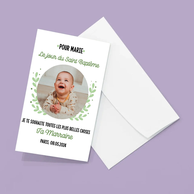 La Photo Et Un Texte: Le Jour Du Saint Baptême - Gros Harmonica