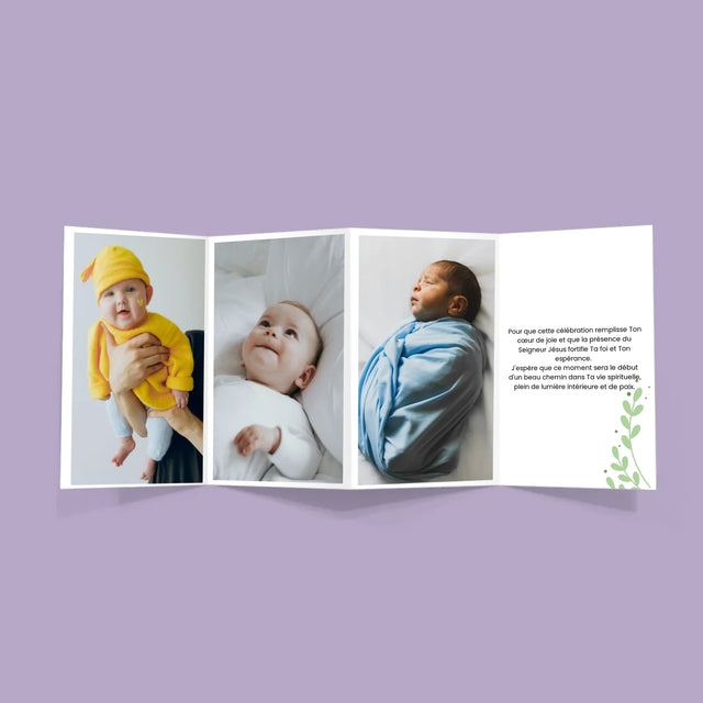 La Photo Et Un Texte: Le Jour Du Saint Baptême - Gros Harmonica