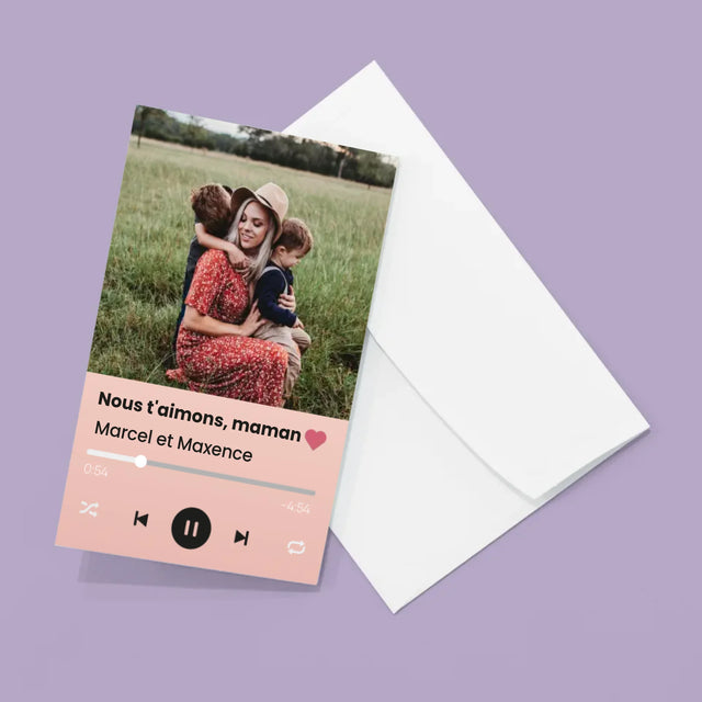 La Photo Et Un Texte: Nous T'Aimons, Maman - Gros Harmonica