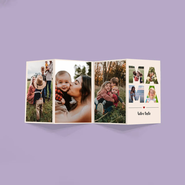 Collage Photo De Lettre: Mère Des Photos - Gros Harmonica