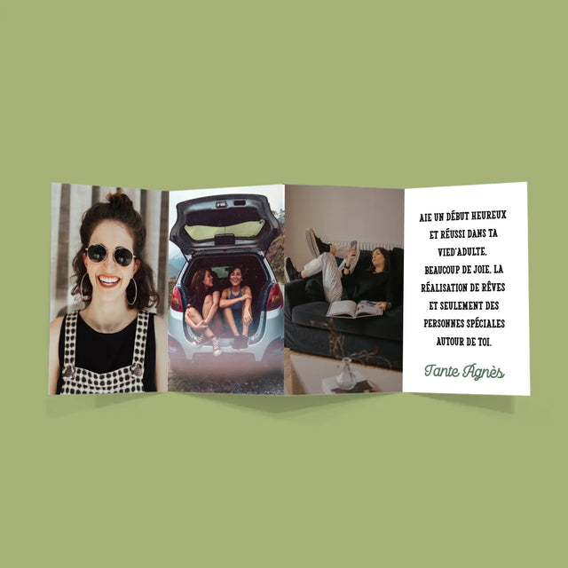 Collage Photo De Lettre: 18Ème Anniversaire - Gros Harmonica