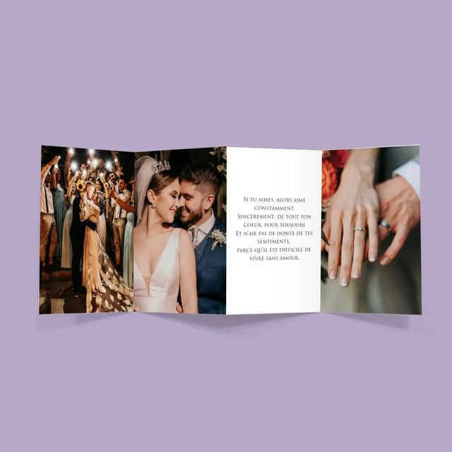 La Photo Et Un Texte: Premier Anniversaire De Mariage - Gros Harmonica