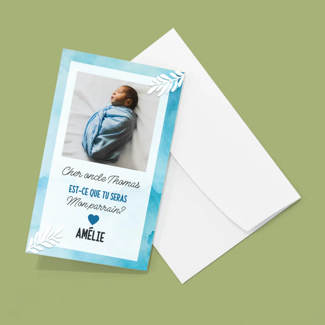 Le Collage Photo: Demande Pour Devenir Parrain - Gros Harmonica