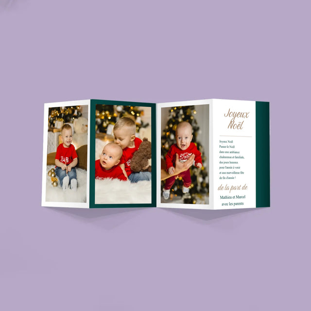 Le Collage Photo: Vœux De Noël - Gros Harmonica