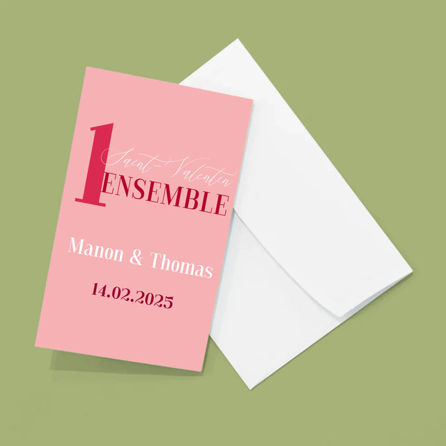 Le Collage Photo: Première Saint-Valentin Ensemble - Gros Harmonica