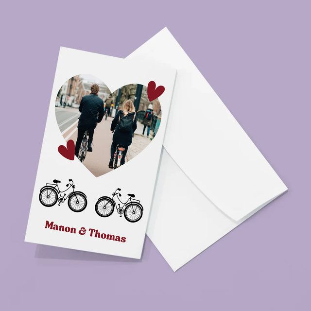 La Photo Et Un Texte: Couple De Cyclistes - Gros Harmonica