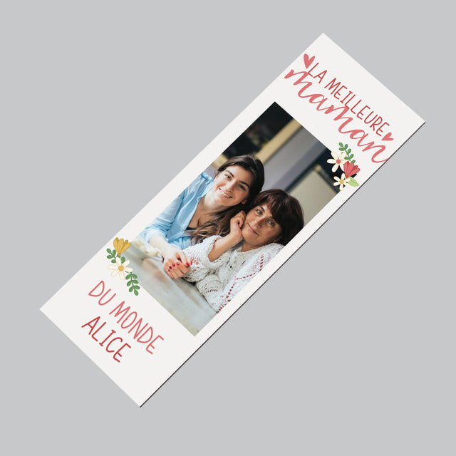 La Photo Et Un Texte: La Meilleure Maman Du Monde - Aimant Pour Frigo
