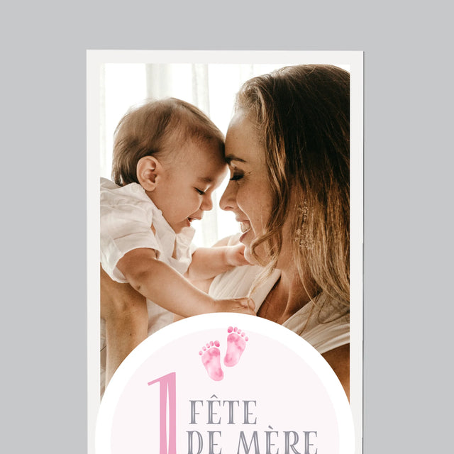 Le Collage Photo: Première Fête Des Mères - Aimant Pour Frigo