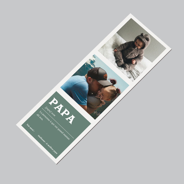 La Photo Et Un Texte: Papa La Définition - Aimant Pour Frigo