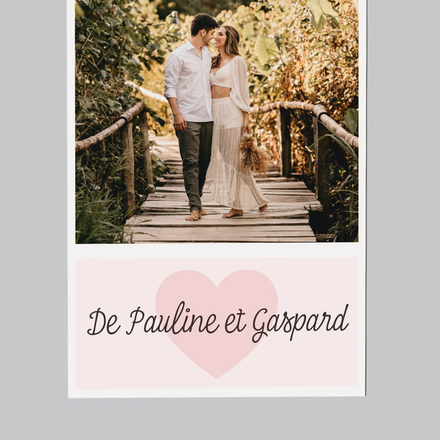 Le Collage Photo: 5Eme Anniversaire De Mariage - Aimant Pour Frigo