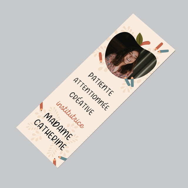 La Photo Et Un Texte: Institutrice - Aimant Pour Frigo