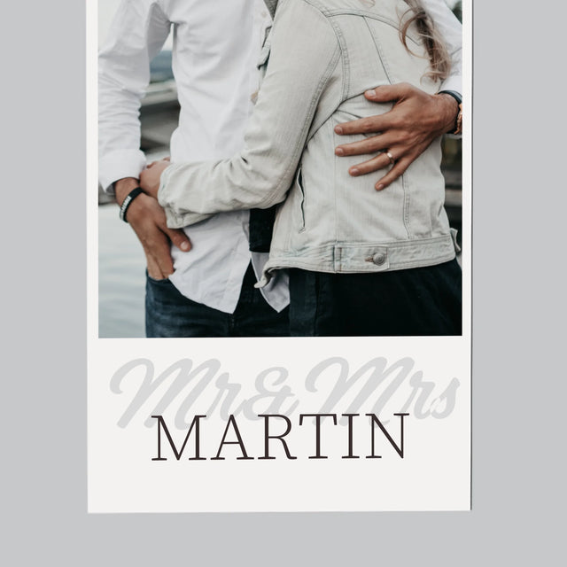 Le Collage Photo: Mr&Mrs Date - Aimant Pour Frigo