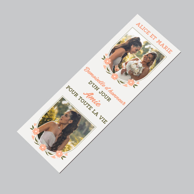 La Photo Et Un Texte: Demoiselle D'Honneur D'Un Jour - Aimant Pour Frigo