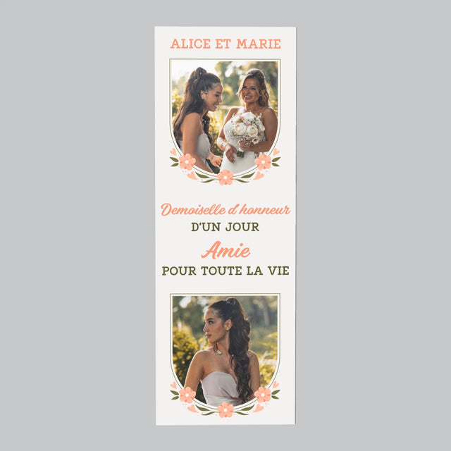 La Photo Et Un Texte: Demoiselle D'Honneur D'Un Jour - Aimant Pour Frigo