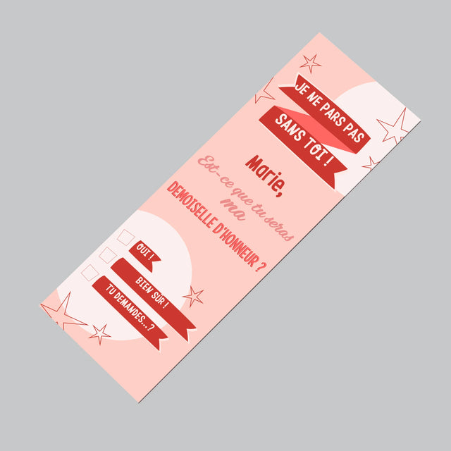 Le Prénom Et Un Texte: Je Ne Pars Pas Sans Toi - Aimant Pour Frigo