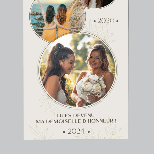 Le Collage Photo: C'Est Notre Voyage Ensemble - Aimant Pour Frigo