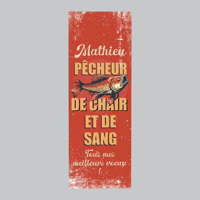 Le Prénom Et Un Texte: Pêcheur De Chair Et De Sang - Aimant Pour Frigo