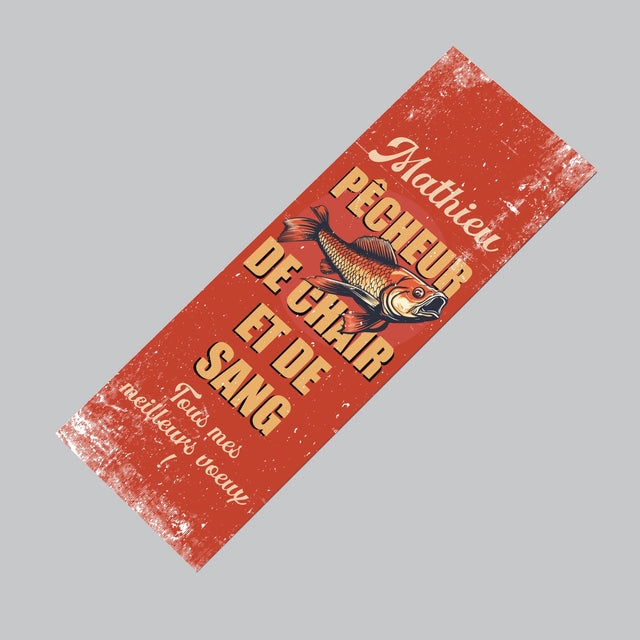 Le Prénom Et Un Texte: Pêcheur De Chair Et De Sang - Aimant Pour Frigo