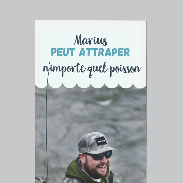 La Photo Et Un Texte: Il Peut Attraper... - Aimant Pour Frigo