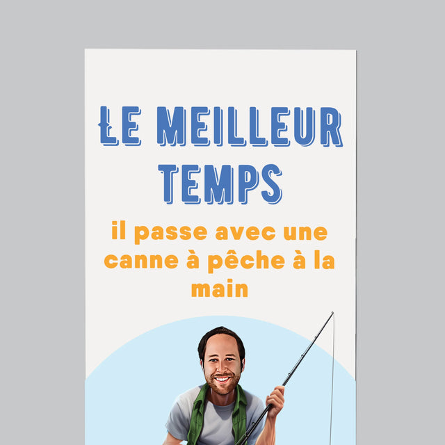 La Photo Et Un Texte: Le Meilleur Temps - Aimant Pour Frigo