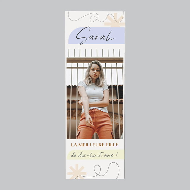 La Photo Et Un Texte: La Meilleure Fille De Dix-Huit Ans - Aimant Pour Frigo