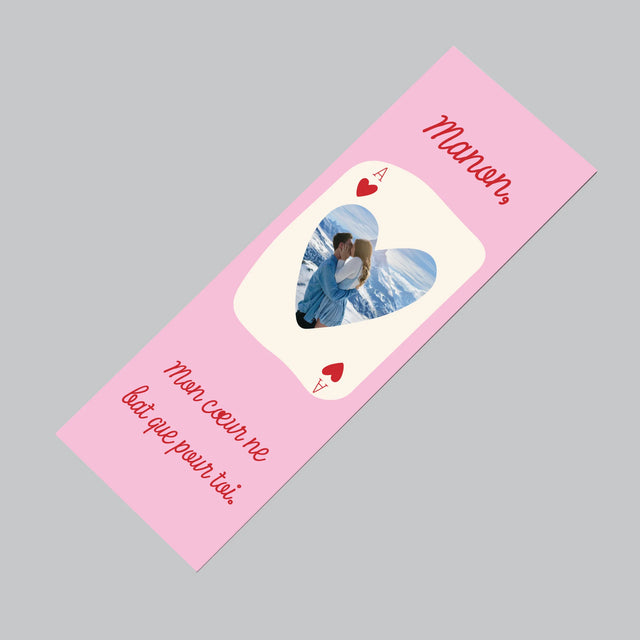 La Photo Et Un Texte: Carte De Saint-Valentin - Aimant Pour Frigo