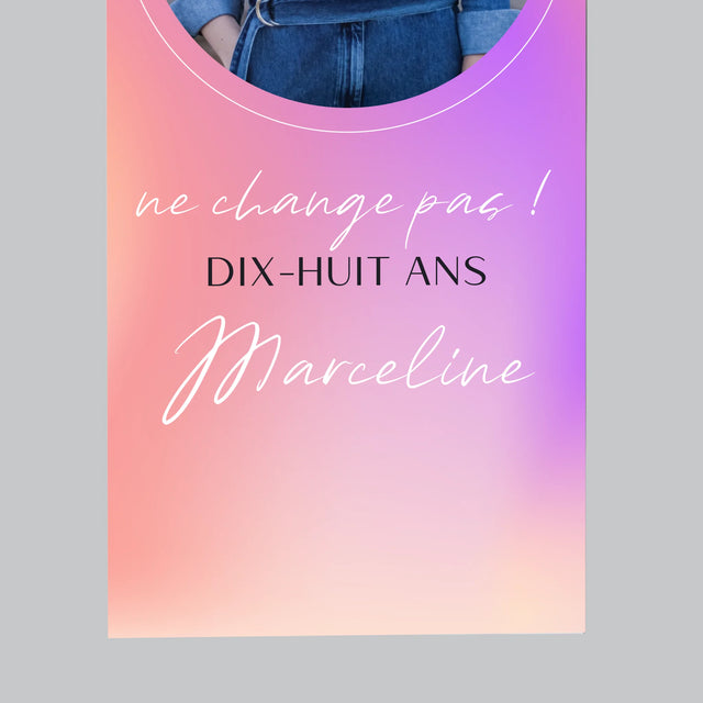 La Photo Et Un Texte: Ne Change Pas ! - Aimant Pour Frigo