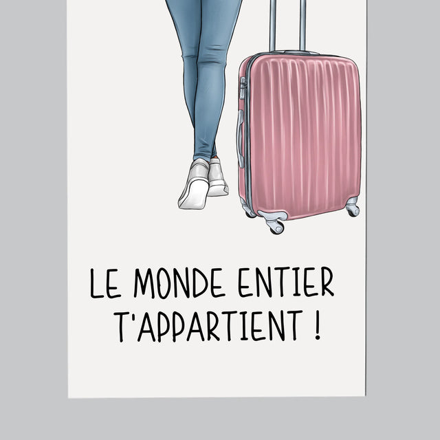 La Création Du Personnage: Voyageuse - Aimant Pour Frigo