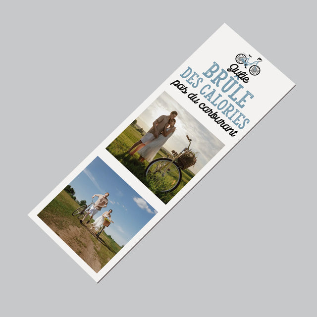 Le Collage Photo: Brûle Des Calories, Pas Du Carburant - Aimant Pour Frigo