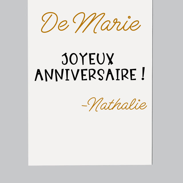 La Photo Et Un Texte: Chapeau Le 40E Anniversaire - Aimant Pour Frigo