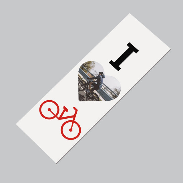 La Photo: I Love Vélo - Aimant Pour Frigo