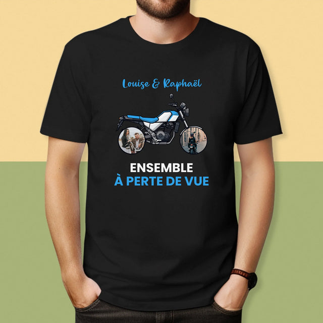 Le Collage Photo: Ensemble À Perte De Vue - T-Shirt Pour Hommes