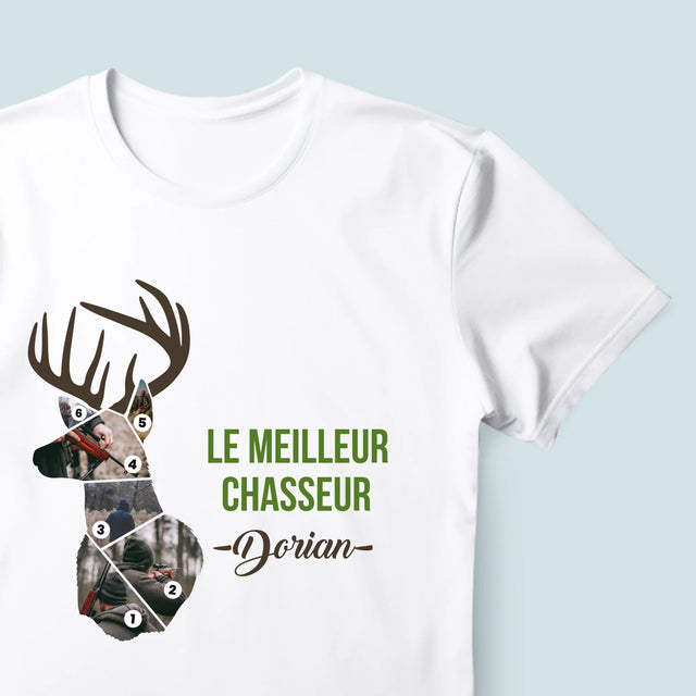 Forme Des Photos: Le Meilleur Chasseur - T-Shirt Pour Hommes