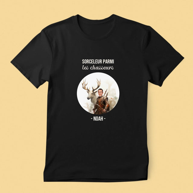Ton Personnage: Sorceleur Parmi Les Chasseurs - T-Shirt Pour Hommes