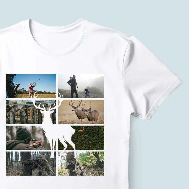 Le Collage Photo: Chasseur - T-Shirt Pour Hommes