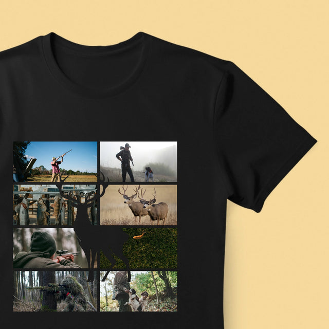 Le Collage Photo: Chasseur - T-Shirt Pour Hommes