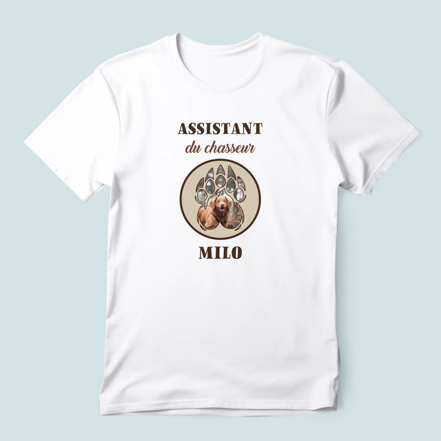 Forme Des Photos: Assistant Du Chasseur - T-Shirt Pour Hommes