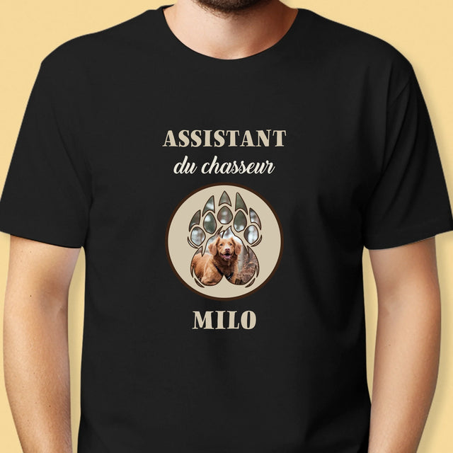 Forme Des Photos: Assistant Du Chasseur - T-Shirt Pour Hommes