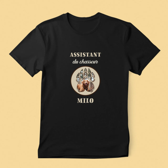 Forme Des Photos: Assistant Du Chasseur - T-Shirt Pour Hommes